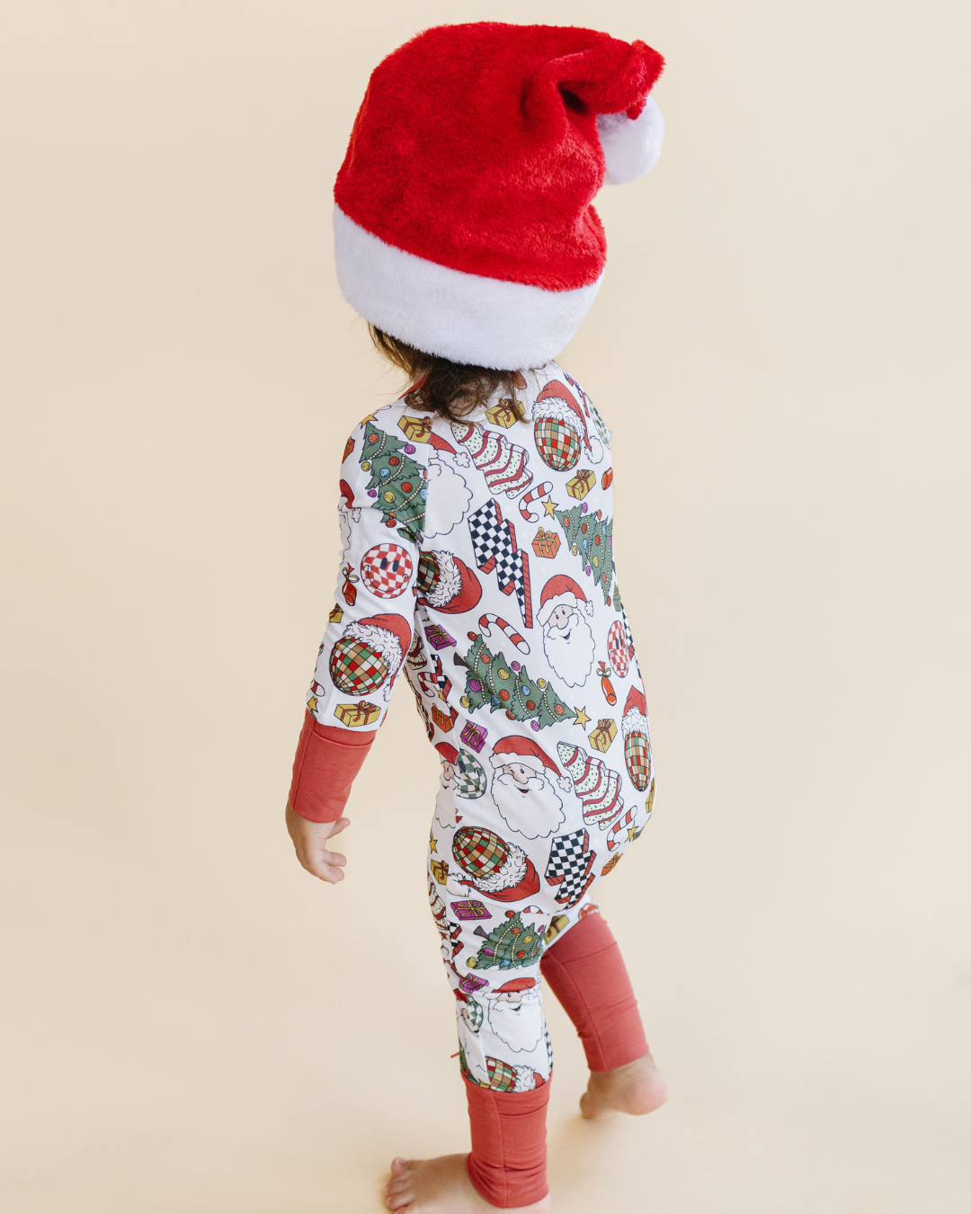 christmas baby bamboo zip up pj kids xmas pajamas zip up bamboo viscose christmas trees baby pjs