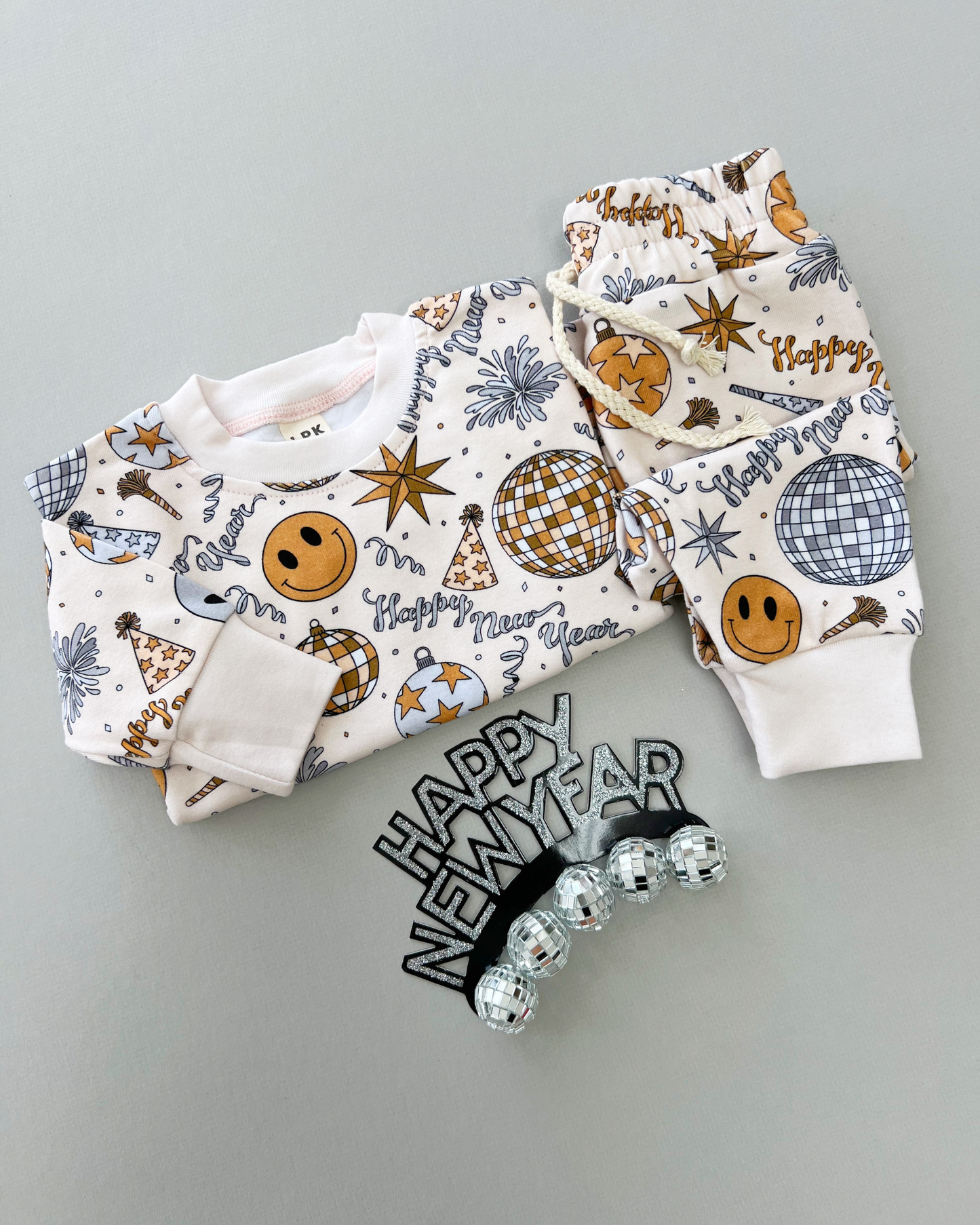 baby new years outfit jogger set kids new year outfit sweatshirt and jogger set for baby new years 