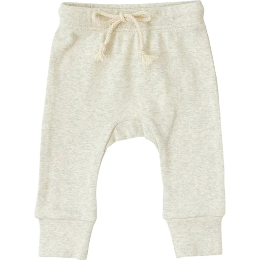 oatmeal baby cotton joggers leggings kids cotton pants cream stretchy pants baby 