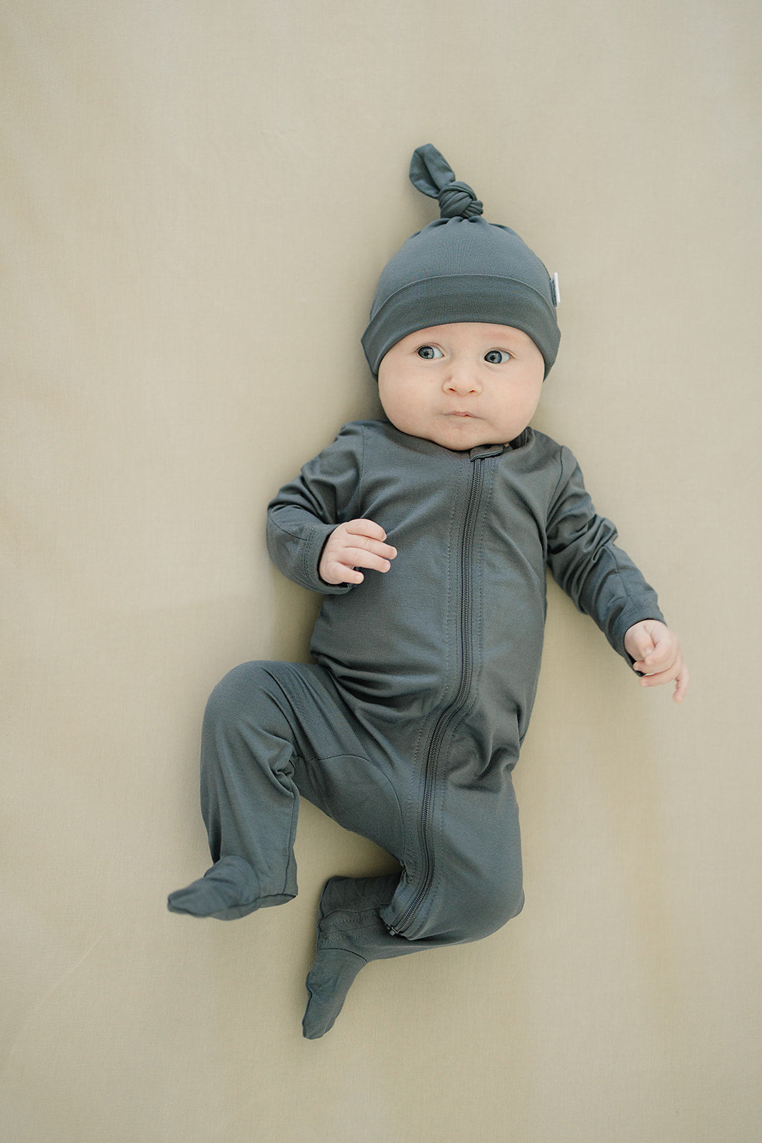 newborn baby bamboo pj zip up pajamas viscose bamboo kids charcoal