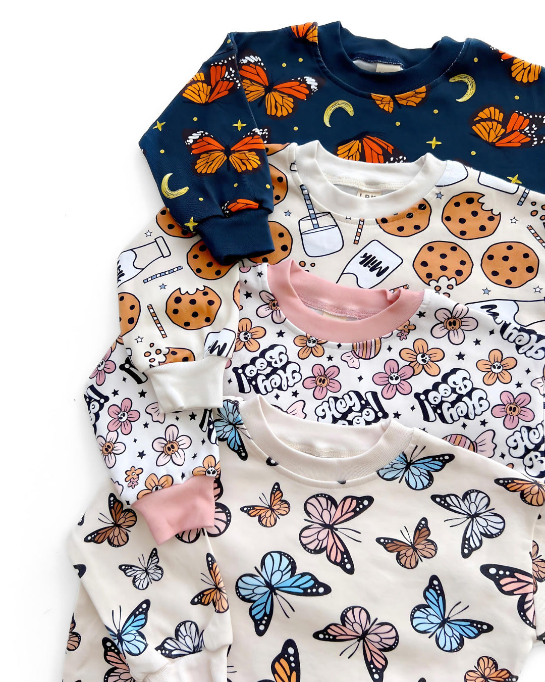 baby girl bubble romper butterflies kids cotton romper long sleeve butterfly and moon baby jumper