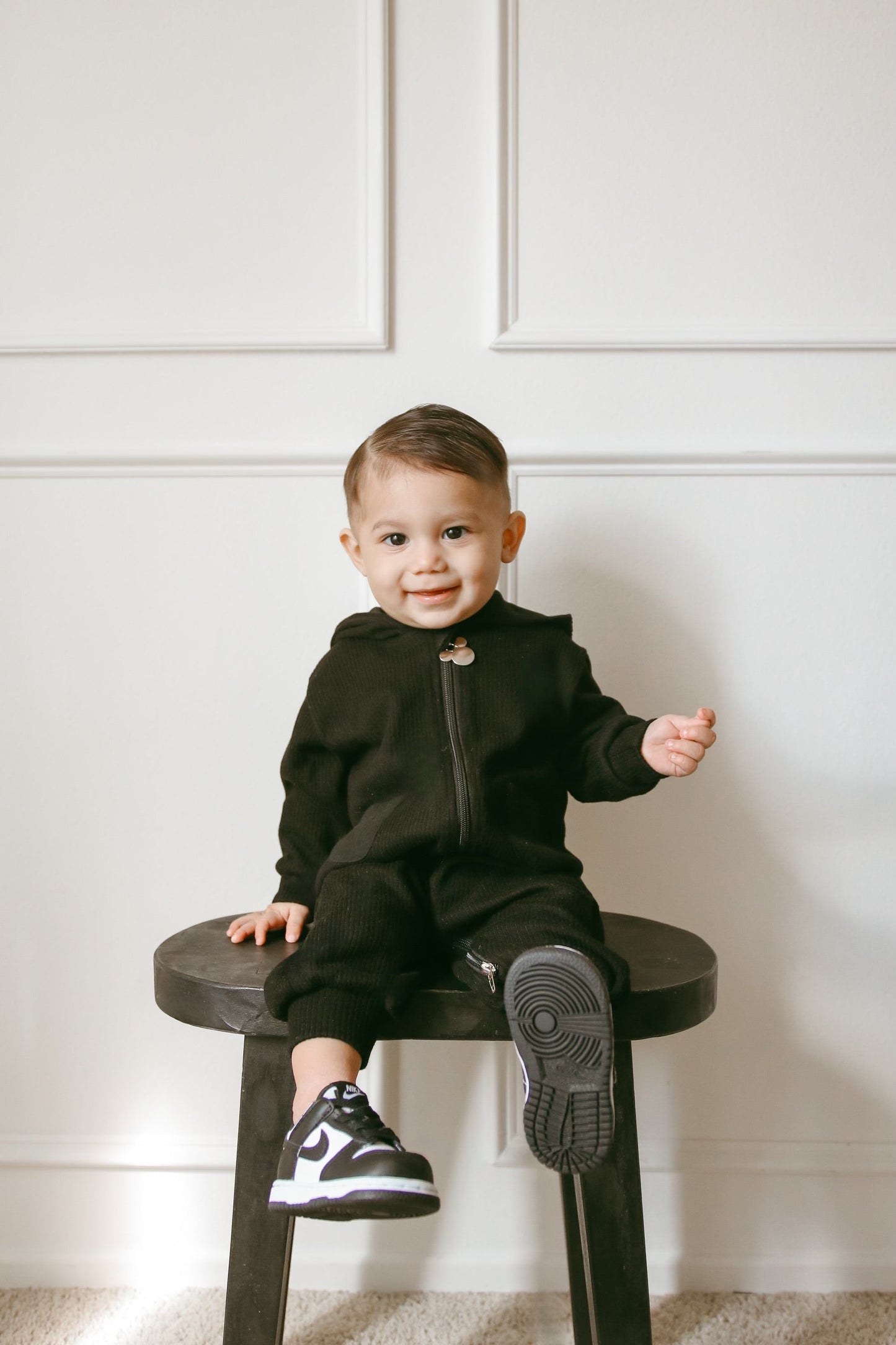 baby zip romper kids neutral zip up jumpsuit baby mickey mouse zip up hooded sweater suit kids