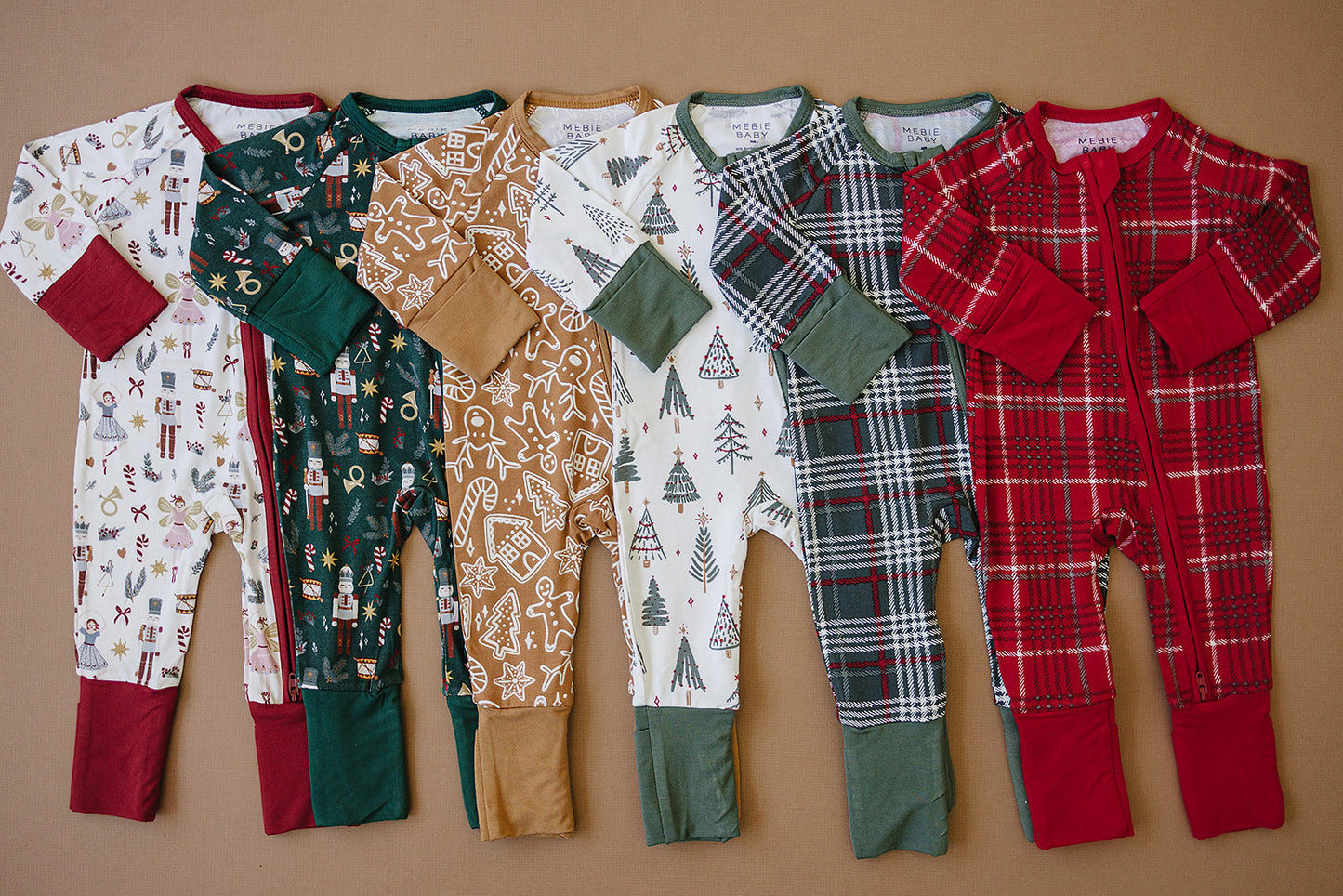 baby bamboo christmas zip up pj kids zip up pajamas christmas bamboo 