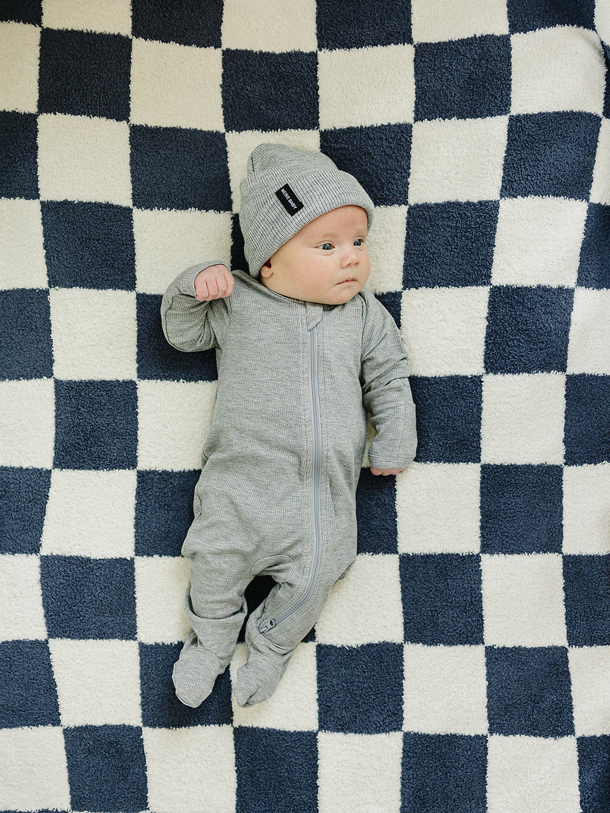 fuzzy checkered blue white blanket plush blanky checkers blue and white 