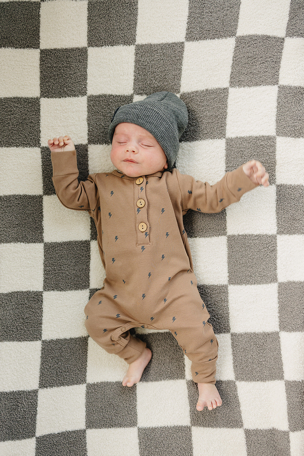 baby cotton lightning bolt romper long sleeve kids lightning cotton jumpsuit baby brown play suit cotton kids