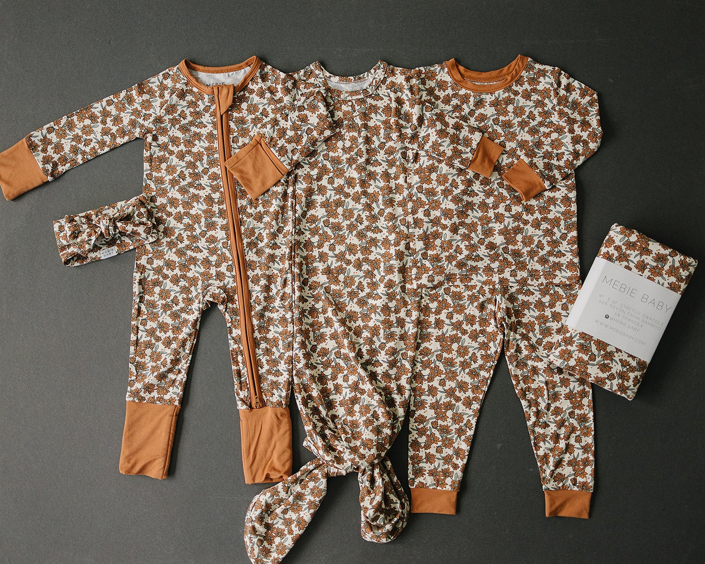 baby floral bamboo zip up pajama kids flowers fall bamboo zip up onesie long sleeve baby pj bamboo zip