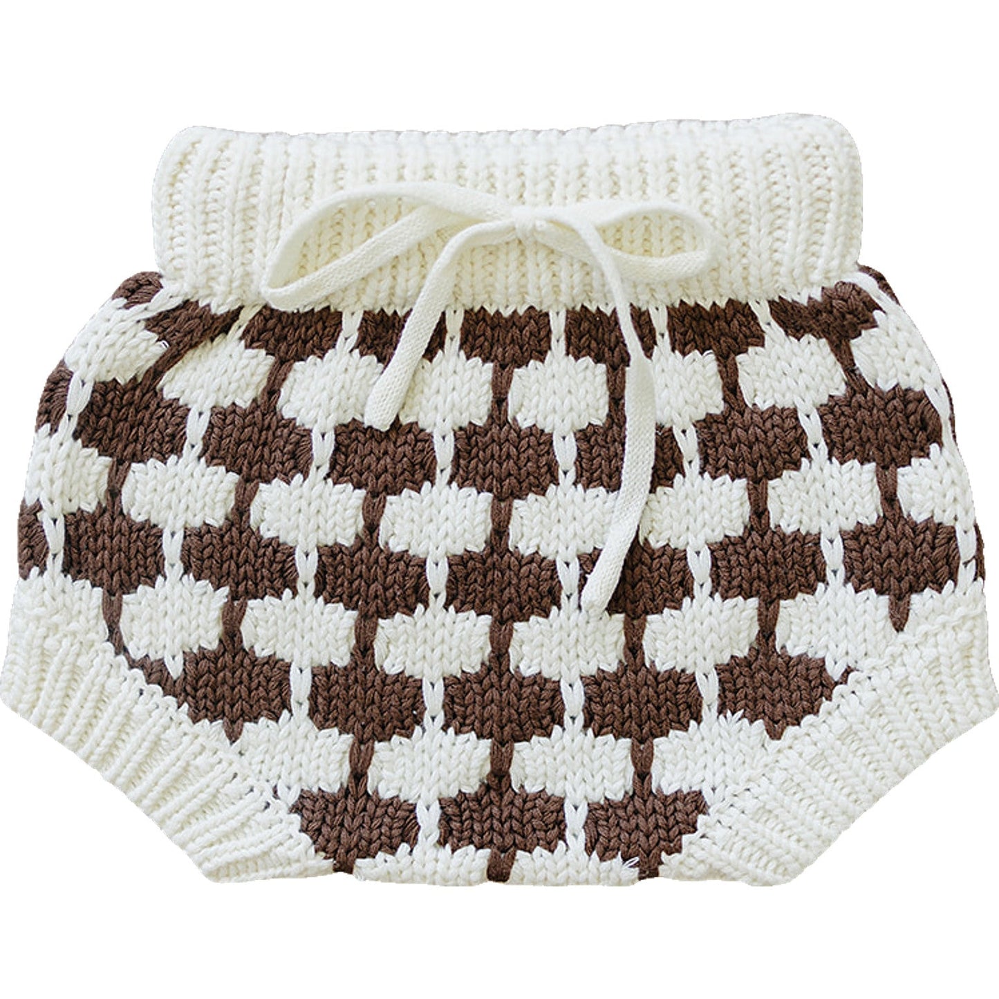 baby girl shorts cotton organic knit bottoms kids brown cream short