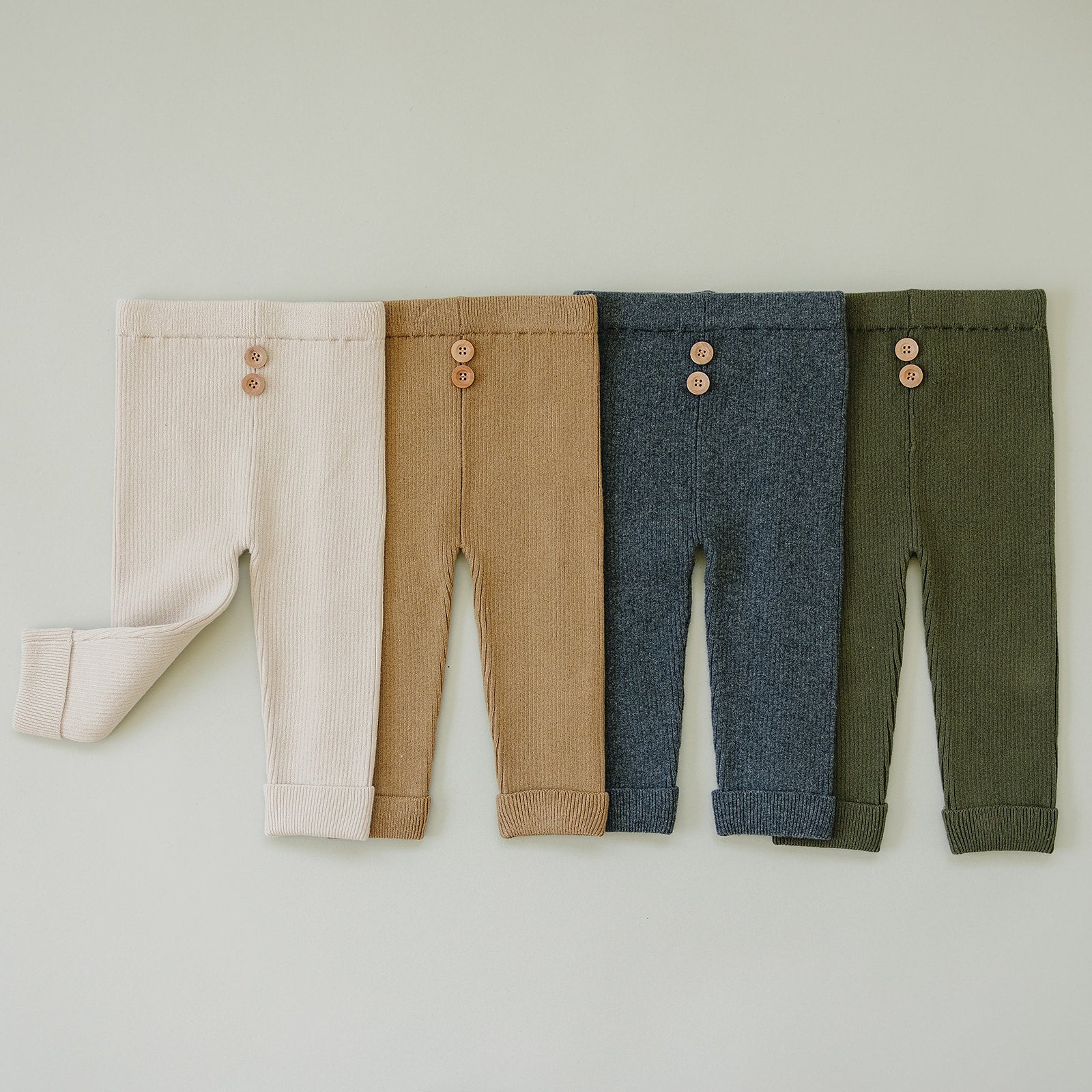 toffee baby organic cotton leggings kids ribbed cotton pants organic baby toffee neutral pant kid