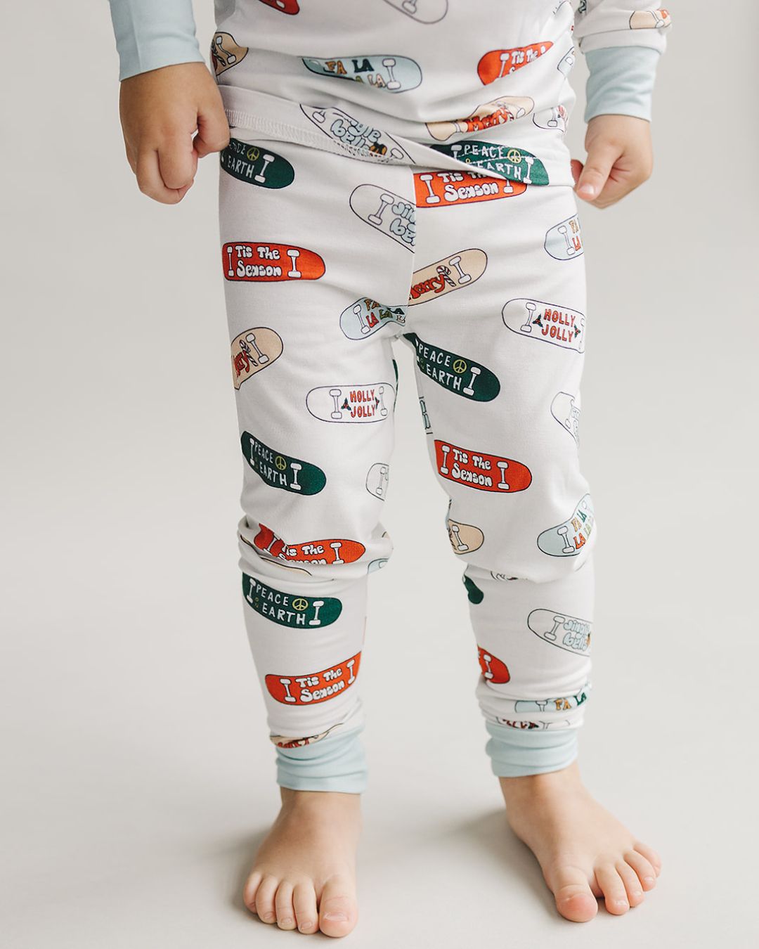 baby boys bamboo pajama set skateboards christmas pj set bamboo boys 