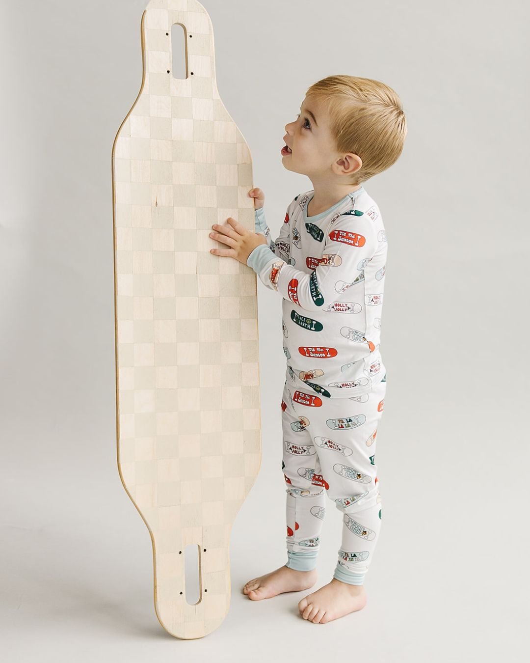 baby boys bamboo pajama set skateboards christmas pj set bamboo boys 