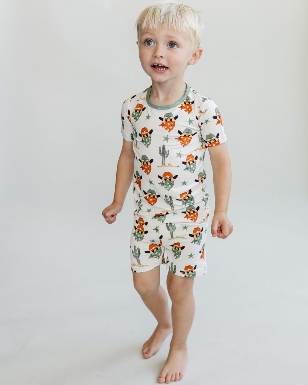 bamboo bamboo shorts pj set cowboys kids two piece pajama set cowboys bamboo viscose 