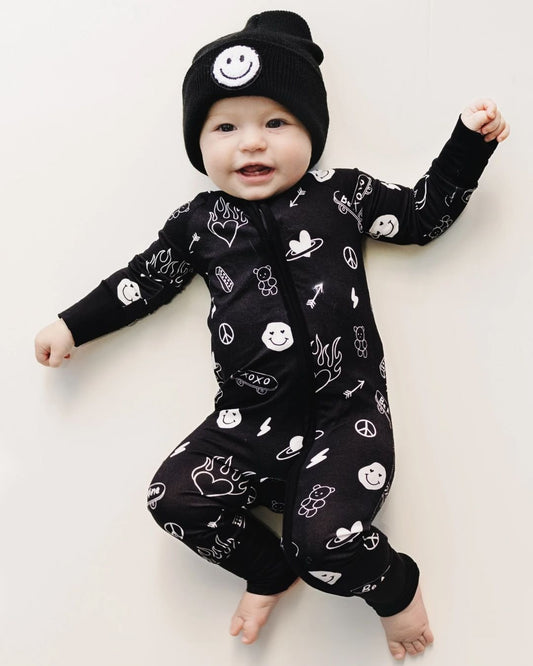 baby boys bamboo zip up pj skater hearts kids bamboo zip pjs viscose bamboo baby onesie