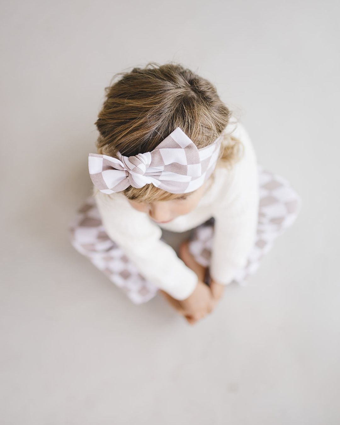 baby girl cotton checkered head band kids checkered bow headband cotton baby headband with bow checkered girls 