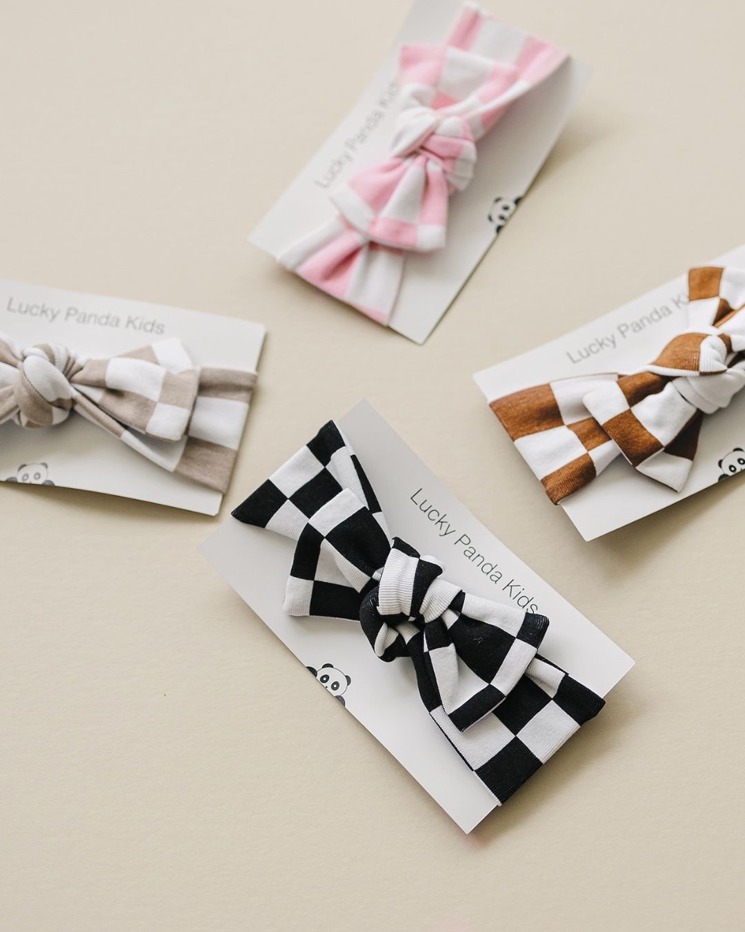 baby girl cotton checkered head band kids checkered bow headband cotton baby headband with bow checkered girls 