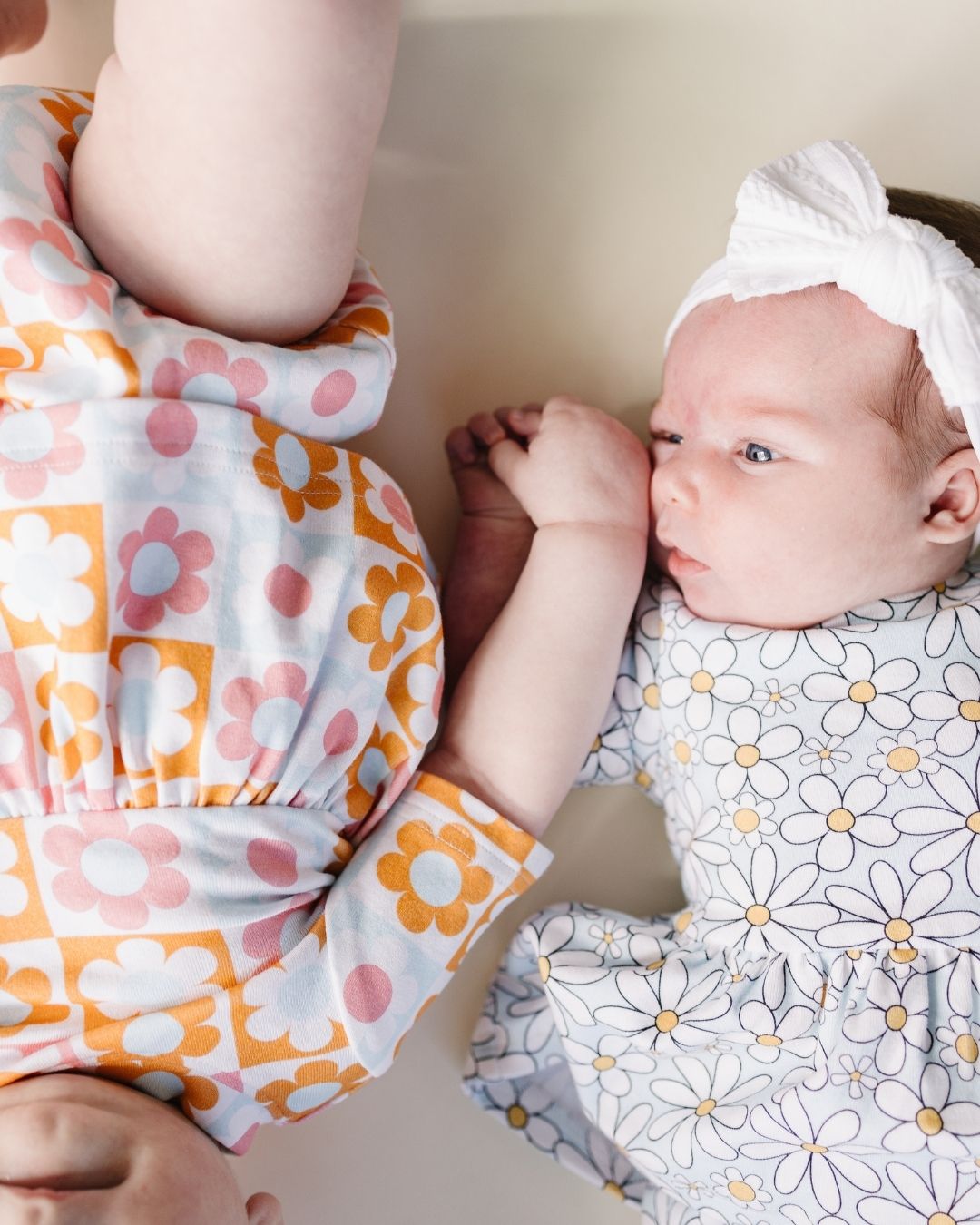 retro baby girls cotton dress pink flowers checkered girl dress pink orange checkered dress with flowers baby retro 