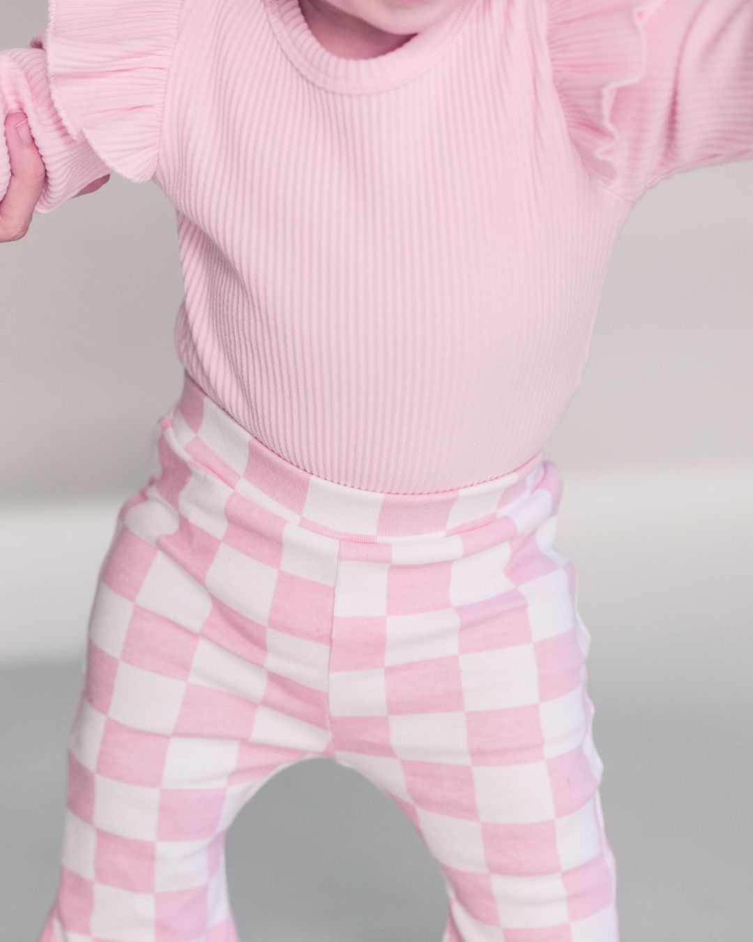 newborn girls pink cotton ruffle onesie long sleeve baby girl pink romper ruffle sleeves jumpsuit cotton 