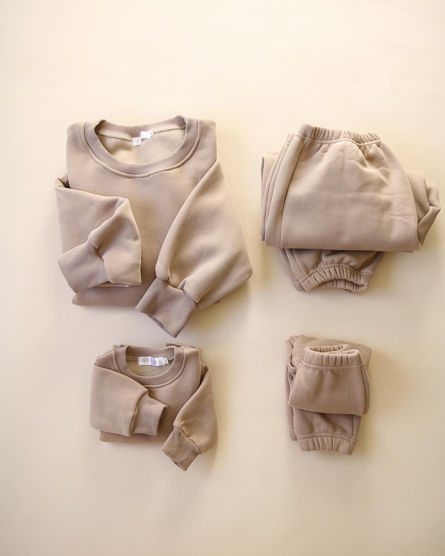 baby tan jogger set kids 