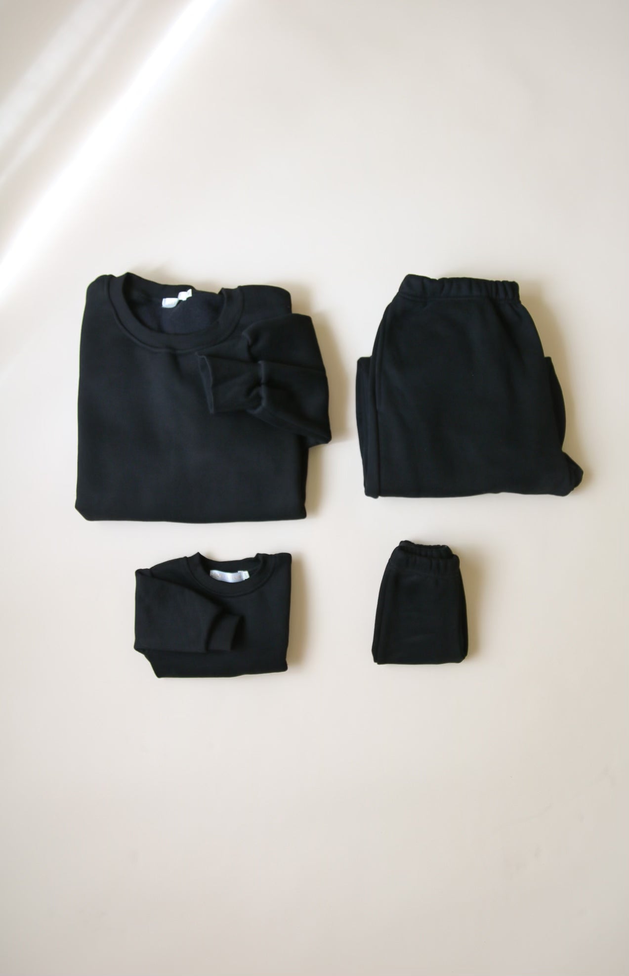 baby black jogger set kids 