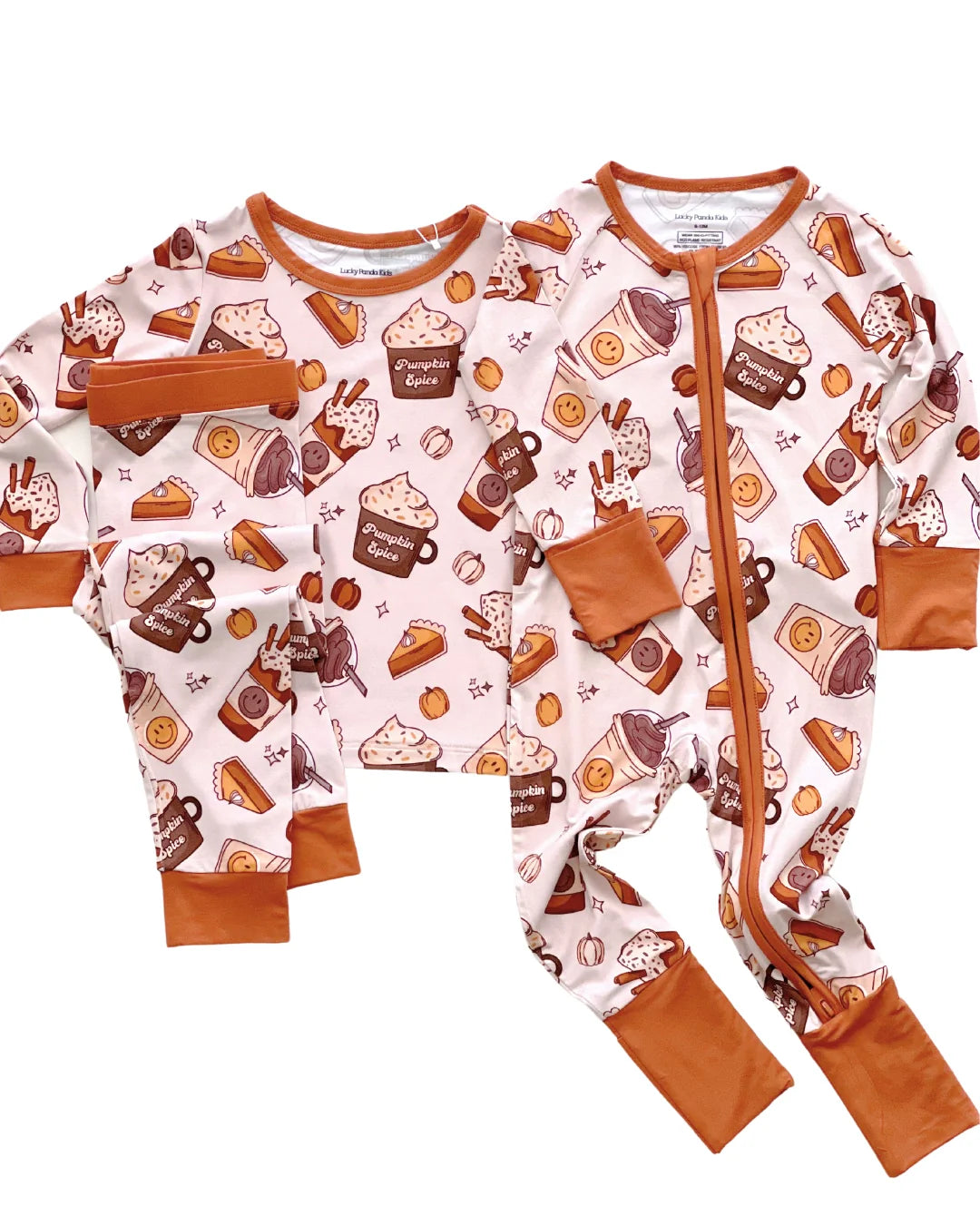 baby girl pumpkin spice zip up pj bamboo kids zip up pajama pumpkin spice fall bamboo zippy